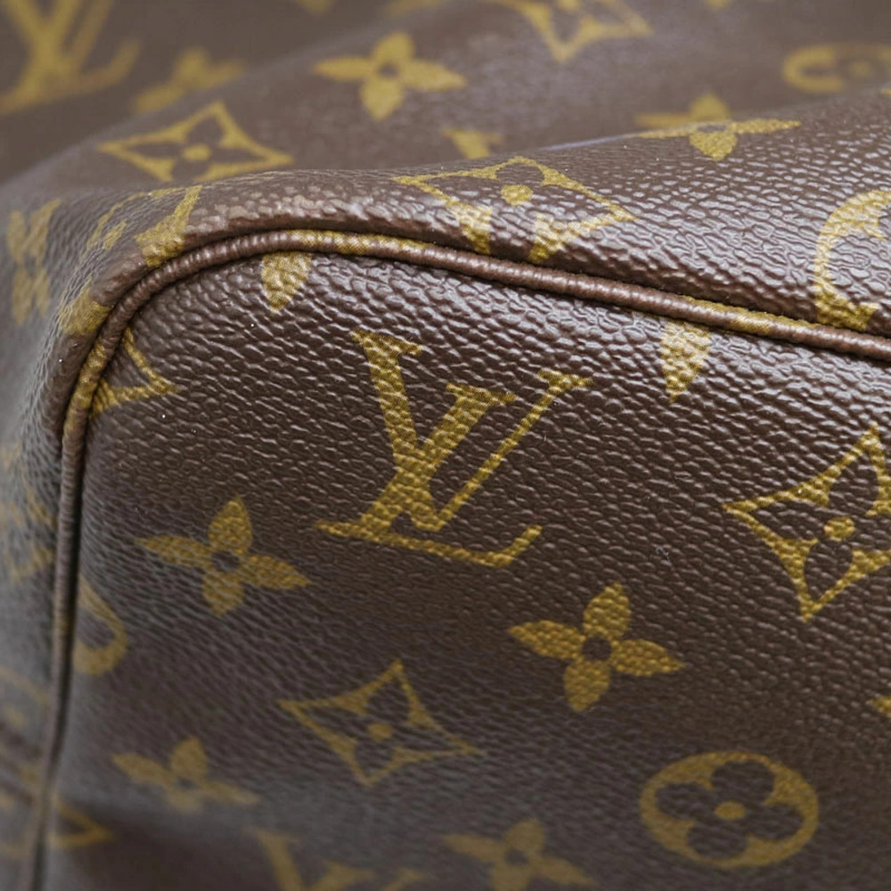 LOUIS VUITTON Neverfull Monogram Canvas Brown Tote Bag - Picture 7 of 10